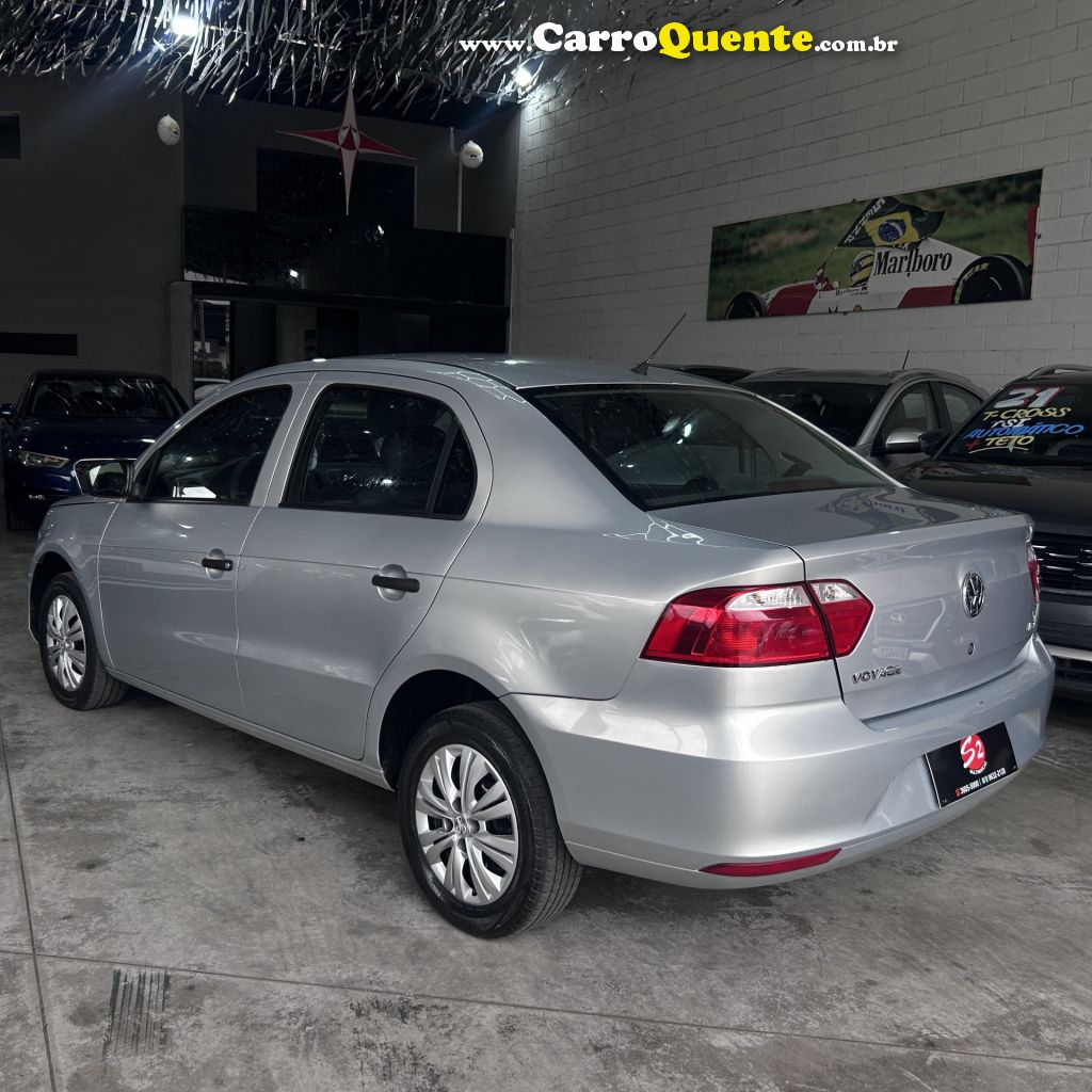 VOLKSWAGEN   VOYAGE TRENDLINE 1.6 T.FLEX 8V 4P   PRATA 2016 1.6 FLEX - Loja