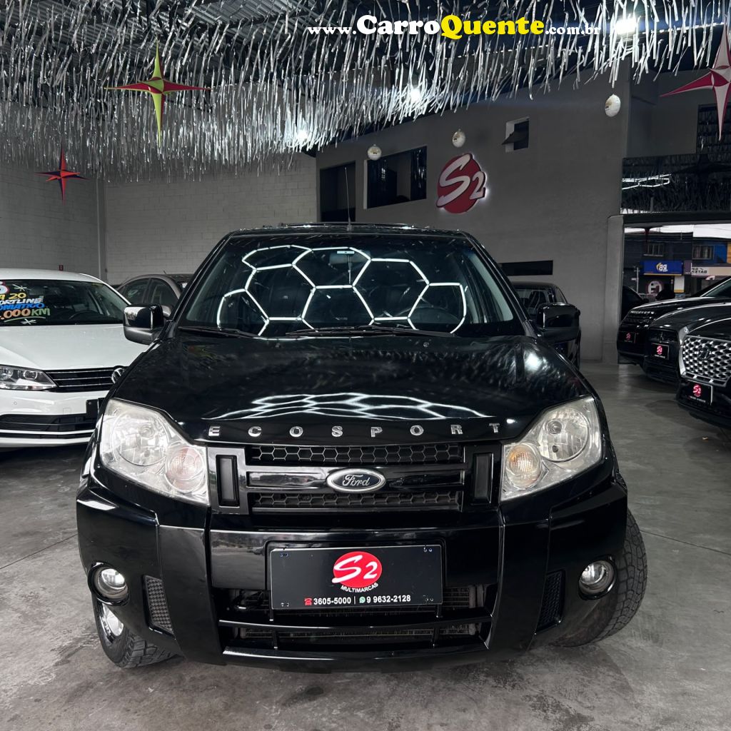 FORD   ECOSPORT XLT 2.0 2.0 FLEX 16V 5P AUT.   PRETO 2009 2.0 FLEX - Loja