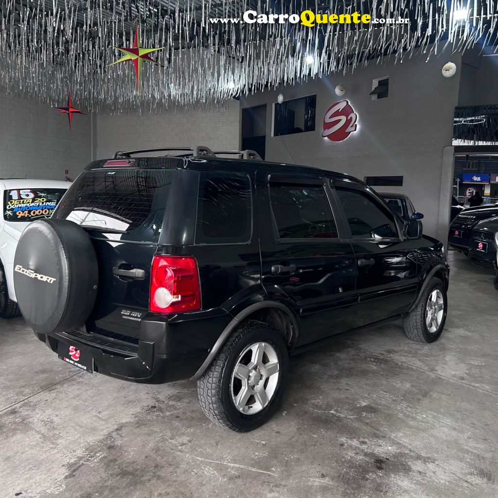 FORD   ECOSPORT XLT 2.0 2.0 FLEX 16V 5P AUT.   PRETO 2009 2.0 FLEX - Loja