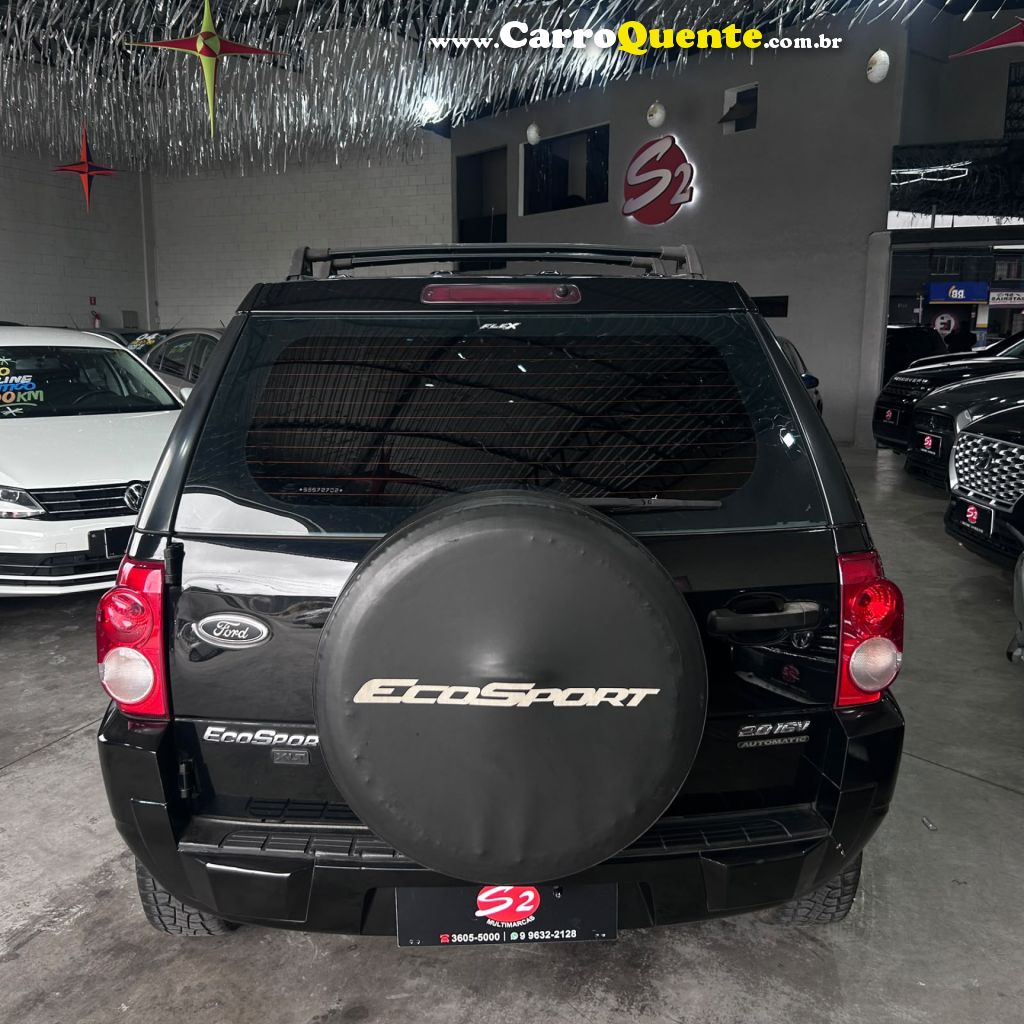 FORD   ECOSPORT XLT 2.0 2.0 FLEX 16V 5P AUT.   PRETO 2009 2.0 FLEX - Loja