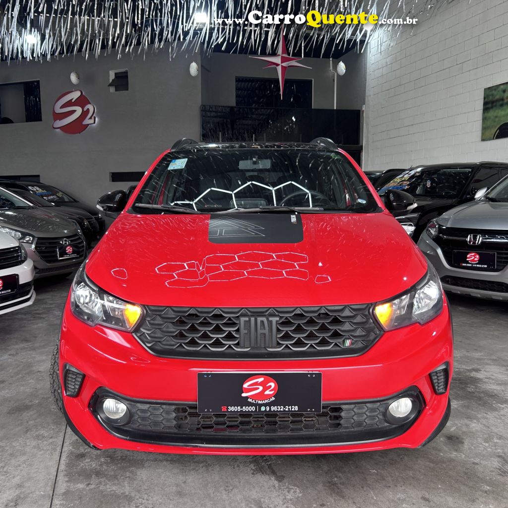 FIAT   ARGO TREKKING 1.8 16V FLEX AUT.   VERMELHO 2021 1.8 FLEX - Loja
