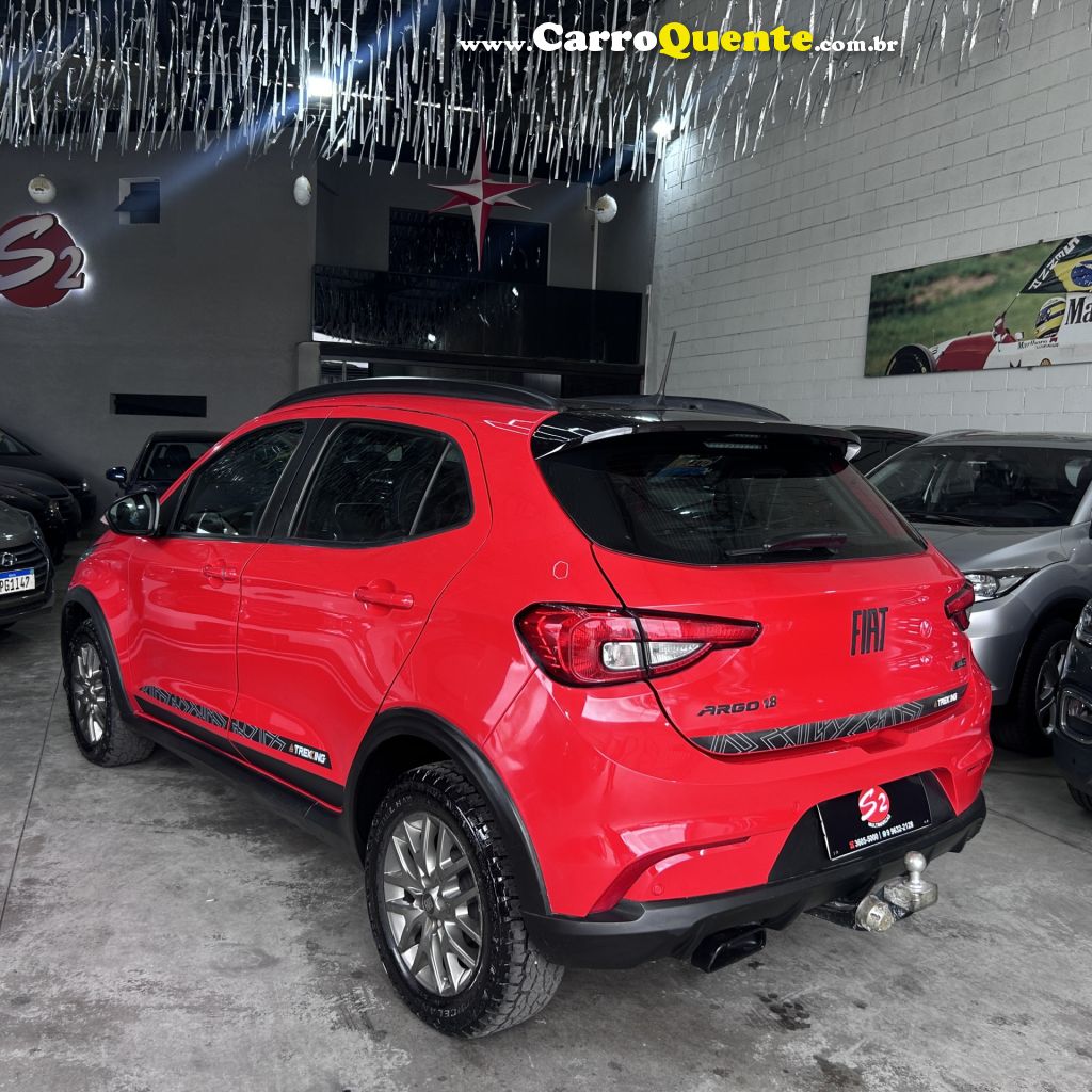 FIAT   ARGO TREKKING 1.8 16V FLEX AUT.   VERMELHO 2021 1.8 FLEX - Loja