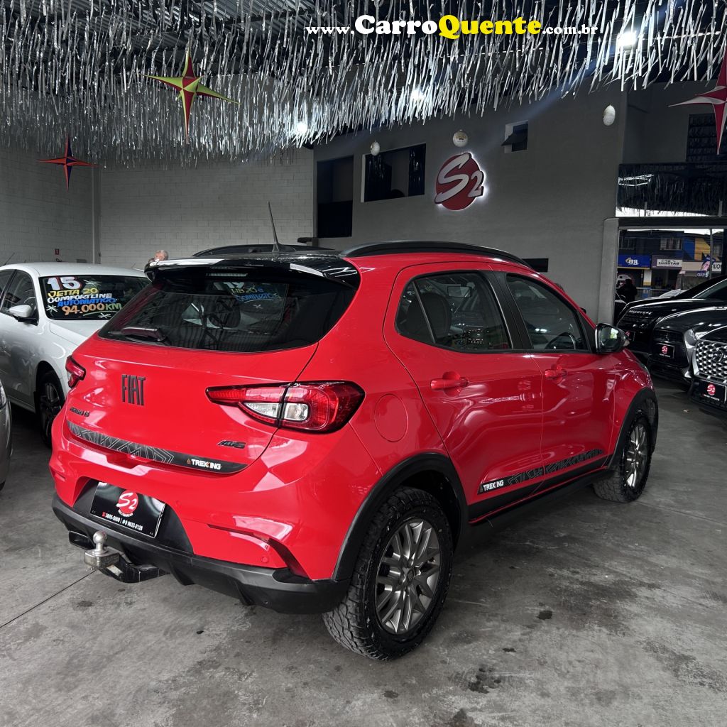 FIAT   ARGO TREKKING 1.8 16V FLEX AUT.   VERMELHO 2021 1.8 FLEX - Loja