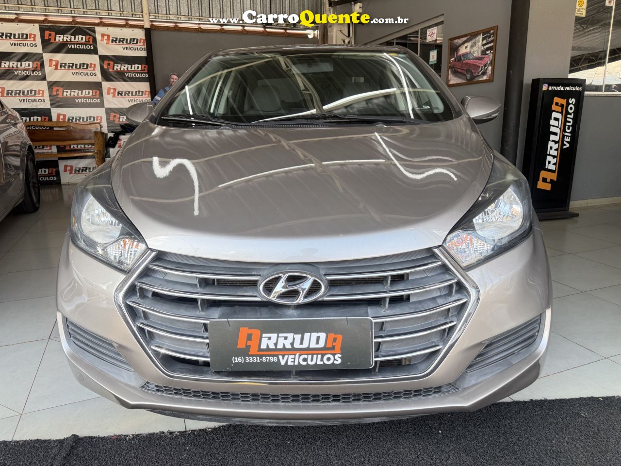 HYUNDAI   HB20S C.STYLEC.PLUS1.6 FLEX 16V AUT. 4P   PRATA 2018 1.6 FLEX - Loja