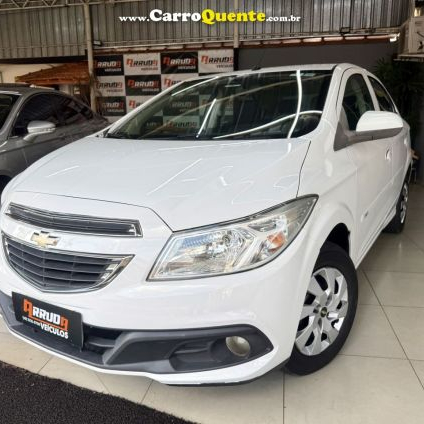 CHEVROLET   ONIX HATCH LT 1.0 8V FLEXPOWER 5P MEC.   BRANCO 2013 1.0 FLEX