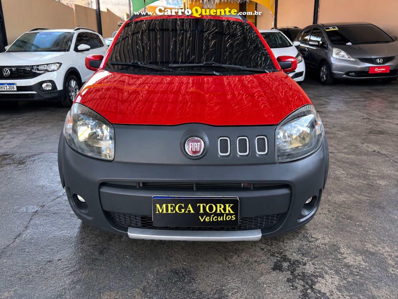 FIAT   UNO WAY 1.0 EVO FIRE FLEX 8V 5P   VERMELHO 2013 1.0 FLEX - Loja