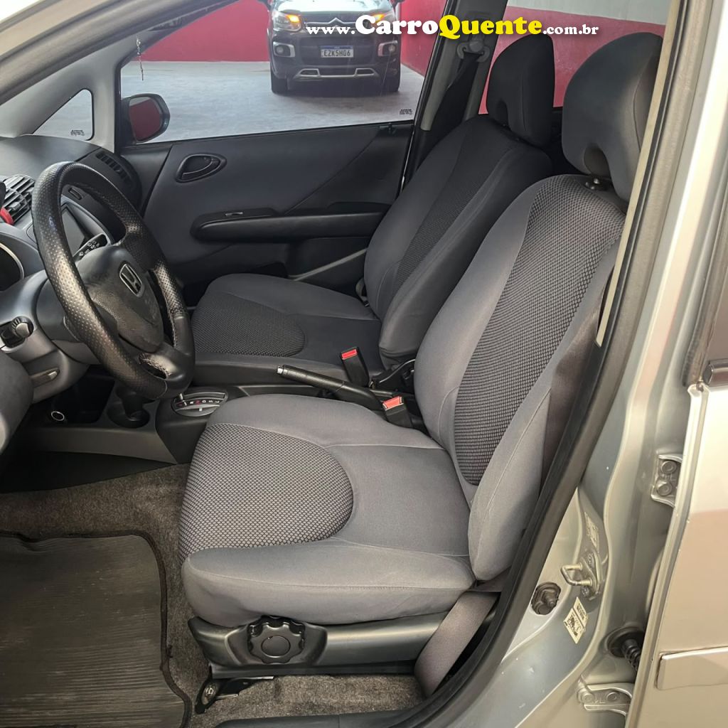 HONDA   FIT LXL 1.4 1.4 FLEX 8V16V 5P AUT.   PRATA 2008 1.4 FLEX - Loja