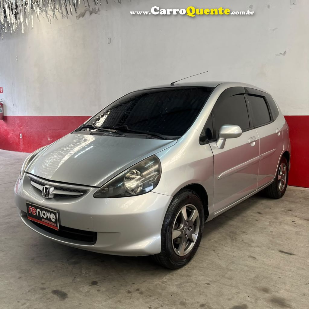 HONDA   FIT LXL 1.4 1.4 FLEX 8V16V 5P AUT.   PRATA 2008 1.4 FLEX - Loja