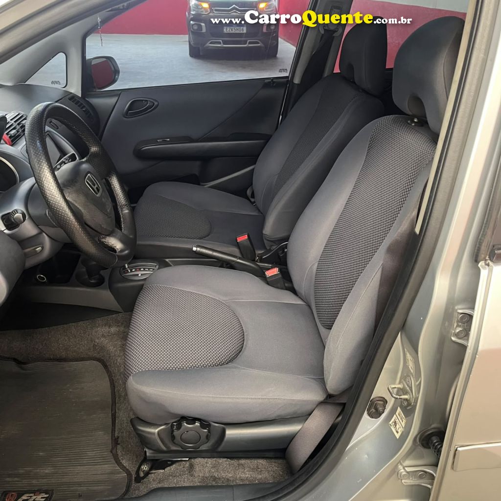 HONDA   FIT LXL 1.4 1.4 FLEX 8V16V 5P AUT.   PRATA 2008 1.4 FLEX - Loja