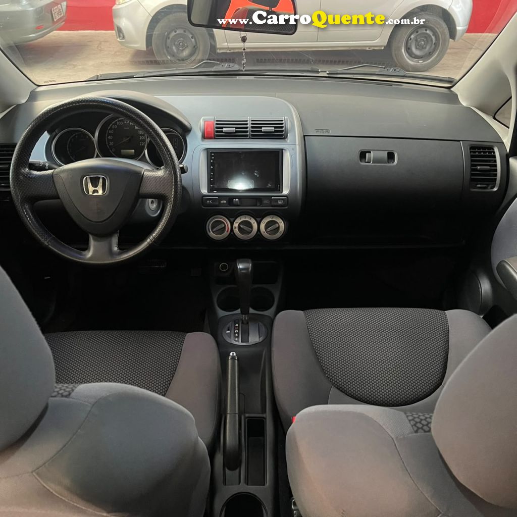 HONDA   FIT LXL 1.4 1.4 FLEX 8V16V 5P AUT.   PRATA 2008 1.4 FLEX - Loja