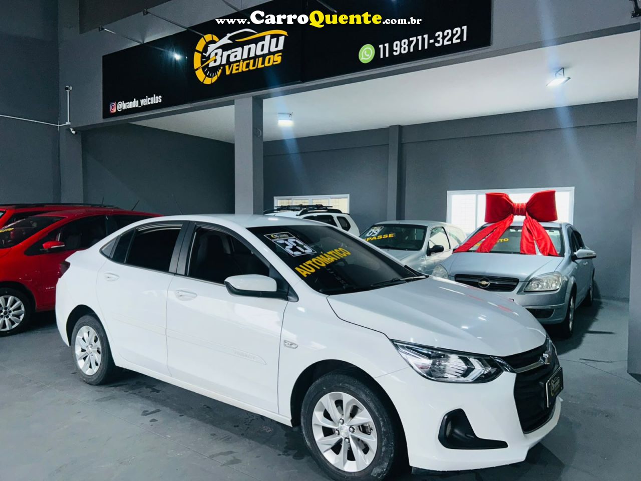 CHEVROLET   ONIX SEDAN PLUS LTZ 1.0 12V TB FLEX AUT.   BRANCO 2020 1.0 FLEX - Loja