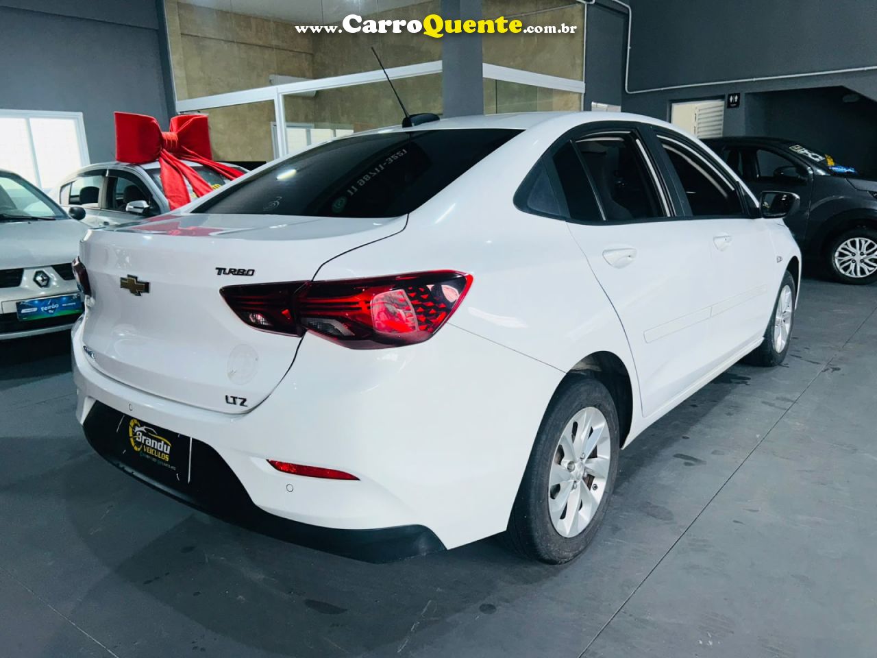 CHEVROLET   ONIX SEDAN PLUS LTZ 1.0 12V TB FLEX AUT.   BRANCO 2020 1.0 FLEX - Loja
