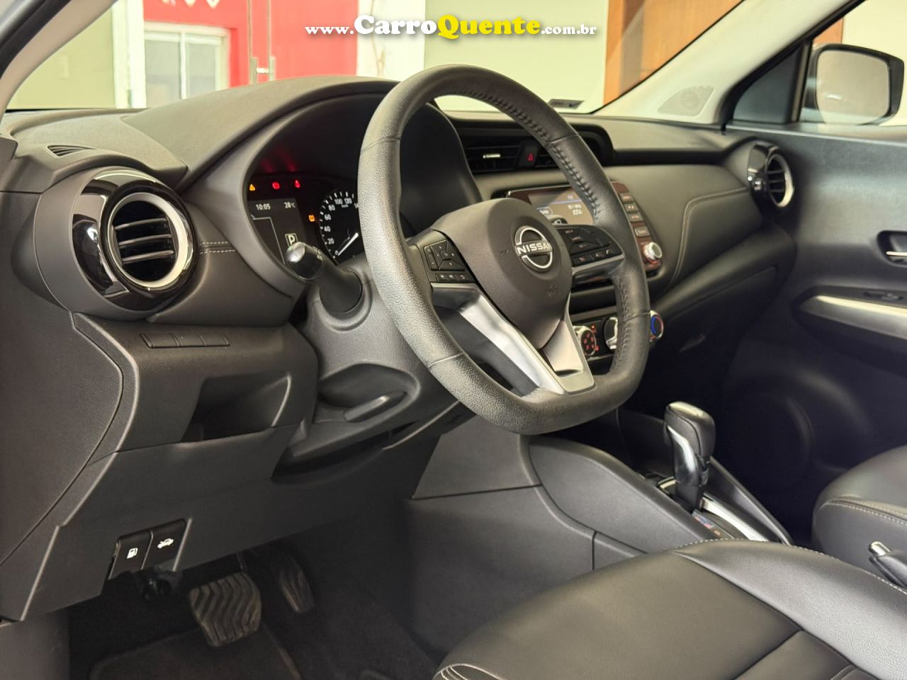 NISSAN   KICKS ADVANCE 1.6 16V FLEX AUT.   PRATA 2023 1.6 FLEX - Loja