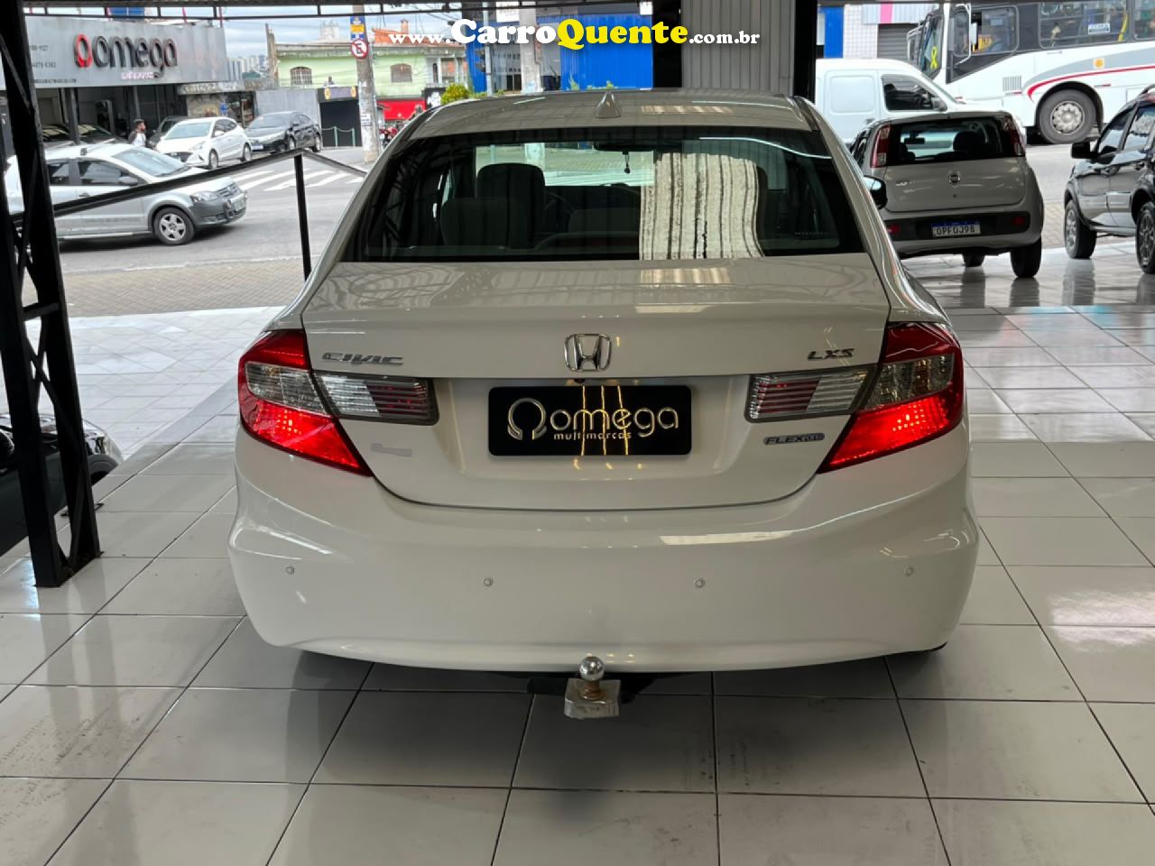 HONDA   CIVIC SEDAN LXS 1.81.8 FLEX 16V AUT. 4P   BRANCO 2015 1.8 FLEX - Loja