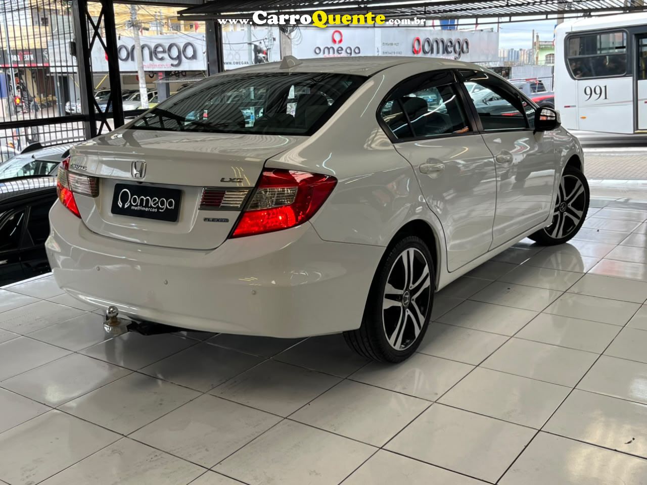 HONDA   CIVIC SEDAN LXS 1.81.8 FLEX 16V AUT. 4P   BRANCO 2015 1.8 FLEX - Loja