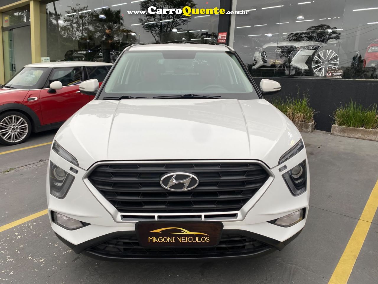 HYUNDAI   CRETA COMFORT 1.0 TB 12V FLEX AUT.   BRANCO 2023 1.0 FLEX - Loja