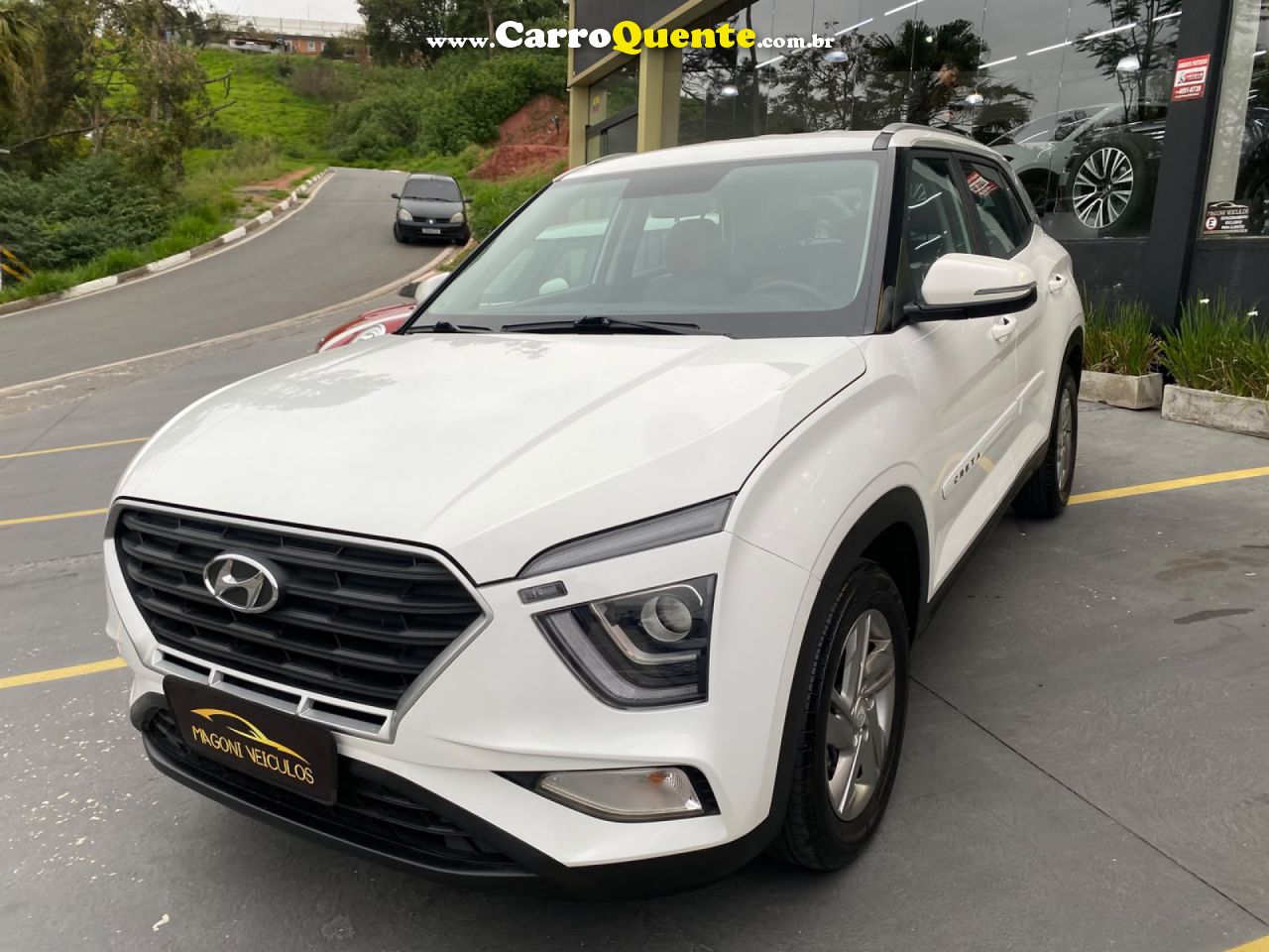 HYUNDAI   CRETA COMFORT 1.0 TB 12V FLEX AUT.   BRANCO 2023 1.0 FLEX - Loja