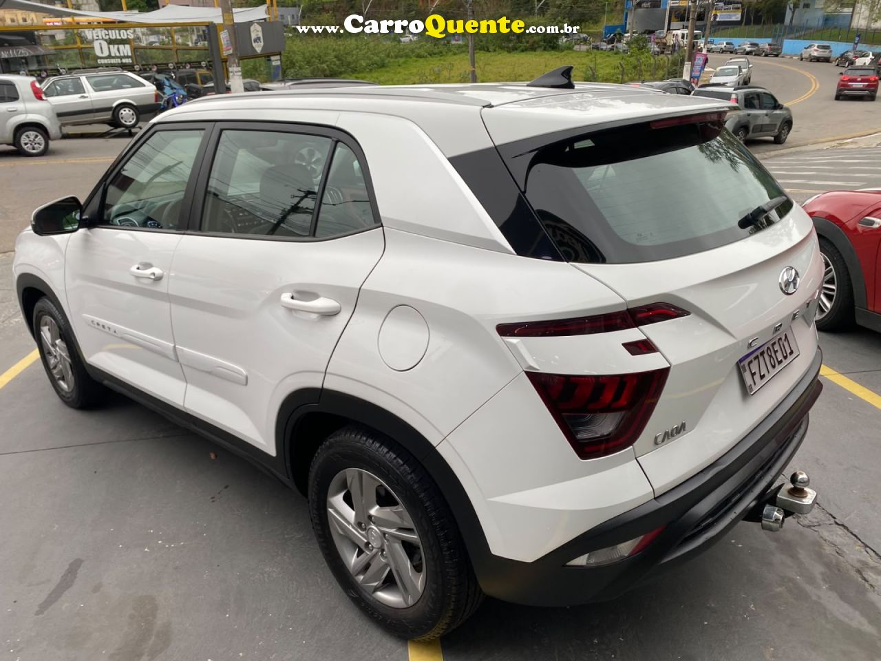 HYUNDAI   CRETA COMFORT 1.0 TB 12V FLEX AUT.   BRANCO 2023 1.0 FLEX - Loja