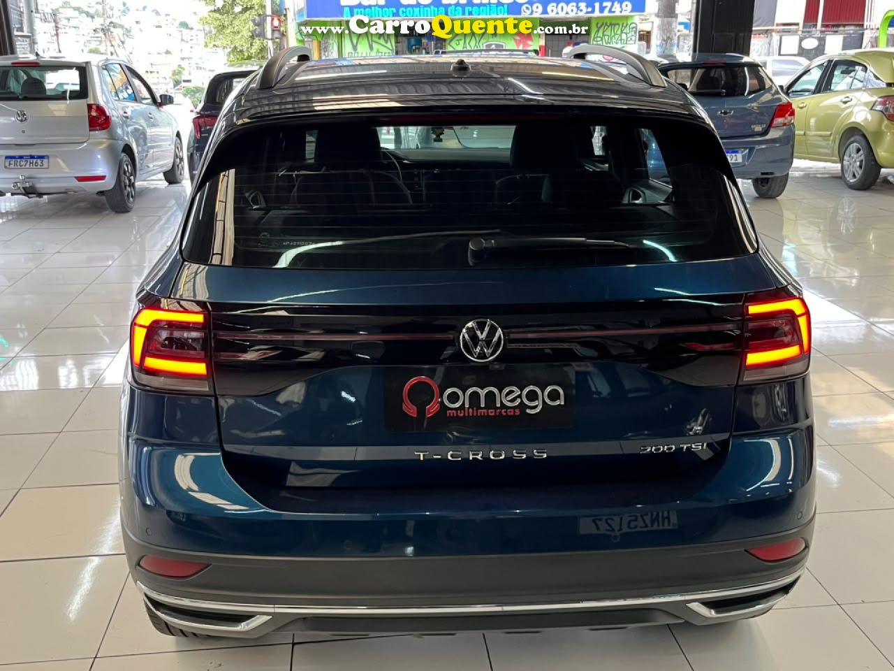 VOLKSWAGEN   T-CROSS COMFOR. 200 TSI 1.0 FLEX 5P AUT.   AZUL 2023 1.0 FLEX - Loja