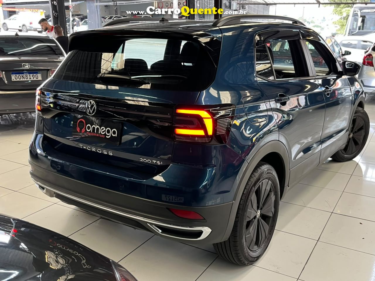 VOLKSWAGEN   T-CROSS COMFOR. 200 TSI 1.0 FLEX 5P AUT.   AZUL 2023 1.0 FLEX - Loja