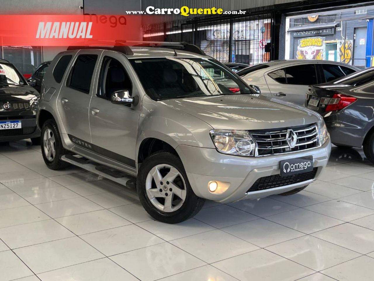RENAULT   DUSTER DYNAMIQUE 1.6 FLEX 16V MEC.   PRATA 2013 1.6 FLEX - Loja
