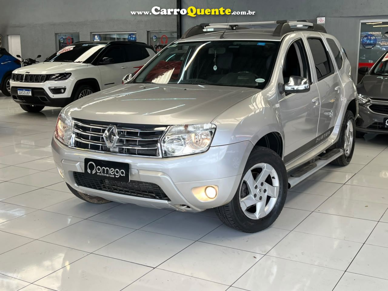 RENAULT   DUSTER DYNAMIQUE 1.6 FLEX 16V MEC.   PRATA 2013 1.6 FLEX - Loja