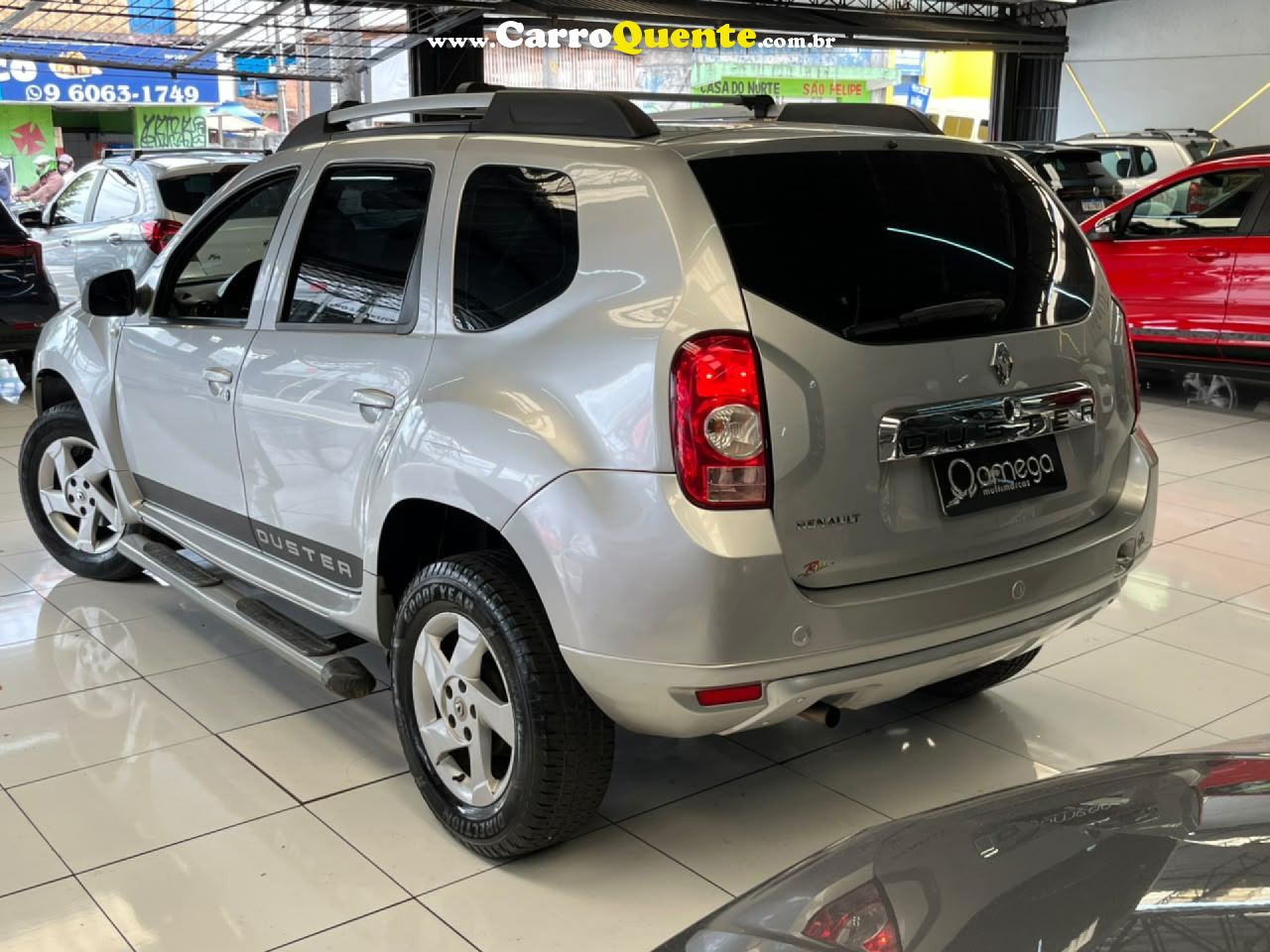 RENAULT   DUSTER DYNAMIQUE 1.6 FLEX 16V MEC.   PRATA 2013 1.6 FLEX - Loja