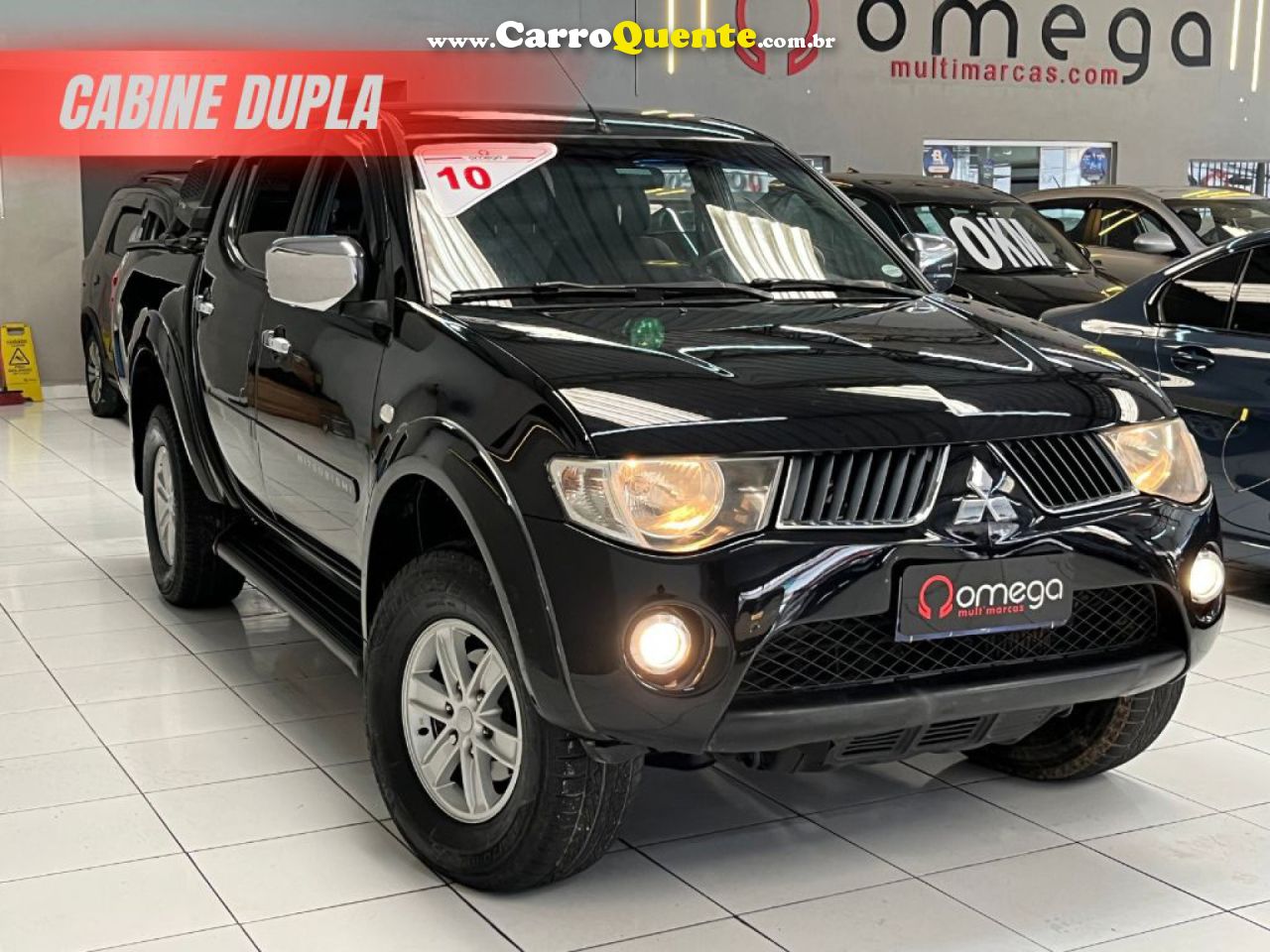 MITSUBISHI   L200 TRITON HPE 3.5 CD V6 24V FLEX AUT.   PRETO 2010 3.5 FLEX - Loja