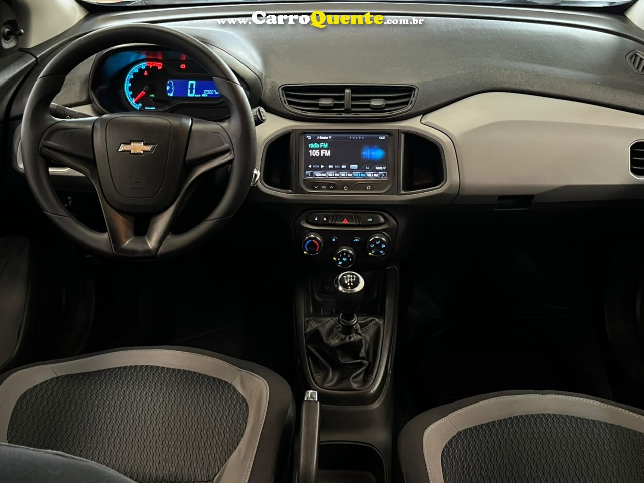 CHEVROLET   ONIX HATCH LT 1.0 8V FLEXPOWER 5P MEC.   AZUL 2015 1.0 FLEX - Loja