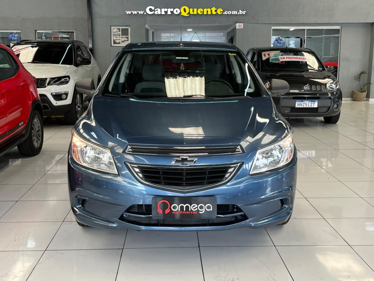 CHEVROLET   ONIX HATCH LT 1.0 8V FLEXPOWER 5P MEC.   AZUL 2015 1.0 FLEX - Loja