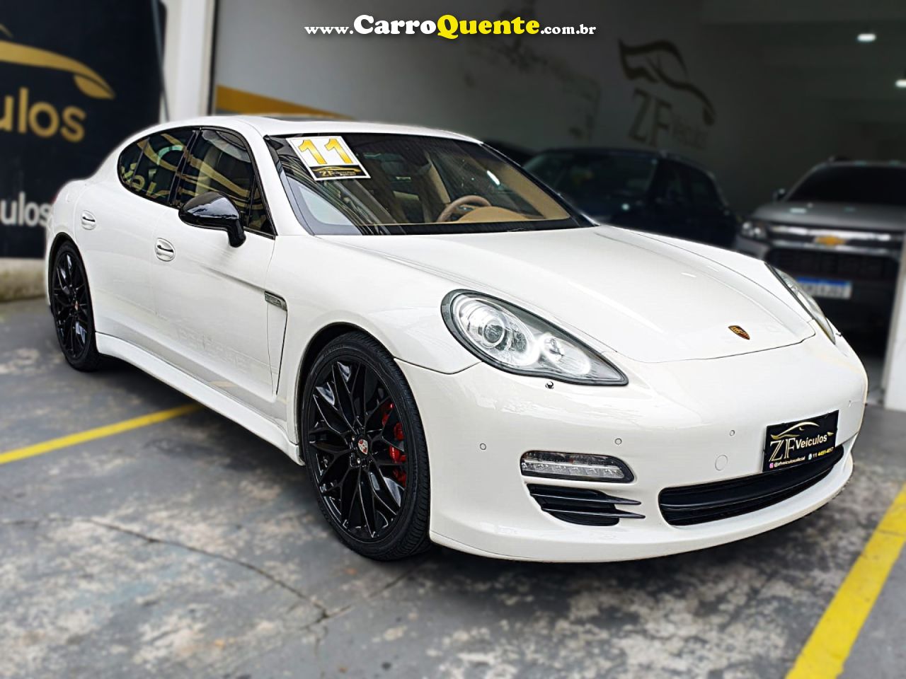 PORSCHE   PANAMERA 4S 4.8 400CV   BRANCO 2011 4.8 GASOLINA - Loja