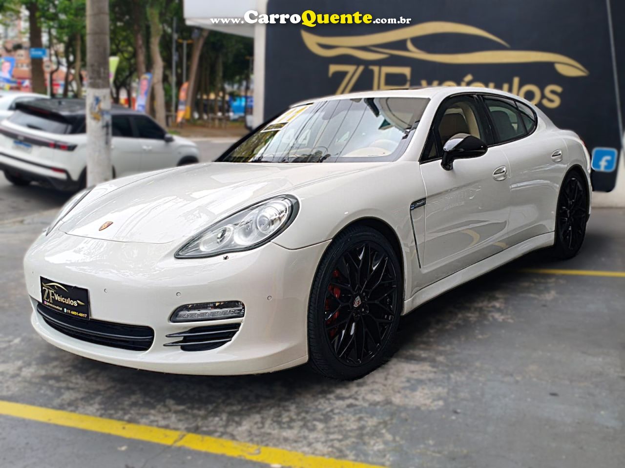 PORSCHE   PANAMERA 4S 4.8 400CV   BRANCO 2011 4.8 GASOLINA - Loja