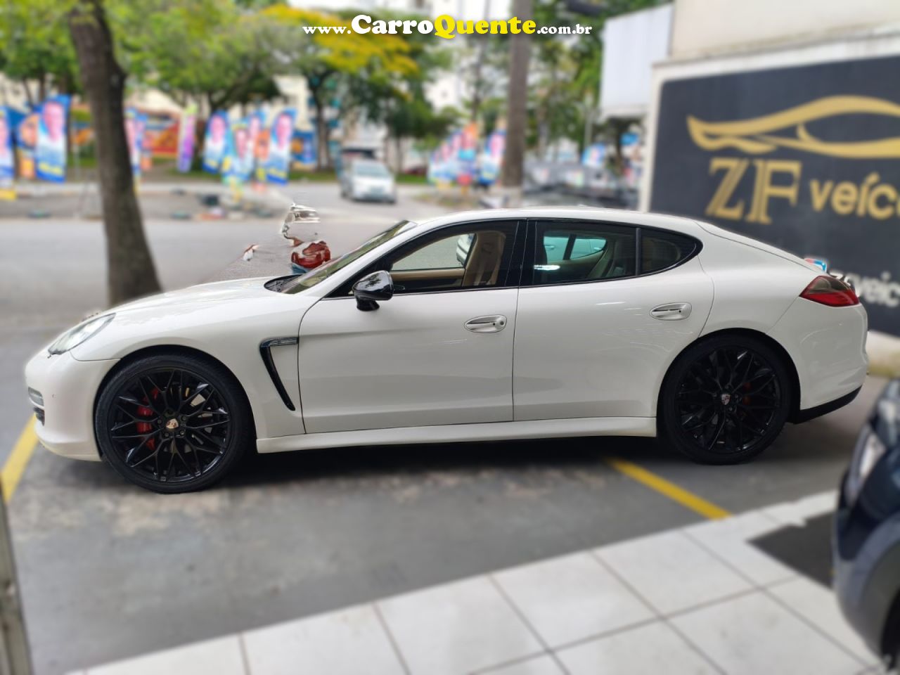 PORSCHE   PANAMERA 4S 4.8 400CV   BRANCO 2011 4.8 GASOLINA - Loja