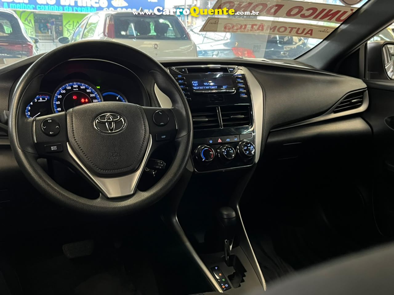 TOYOTA   YARIS XL LIVE 1.3 FLEX 16V 5P AUT.   CINZA 2021 1.3 FLEX - Loja