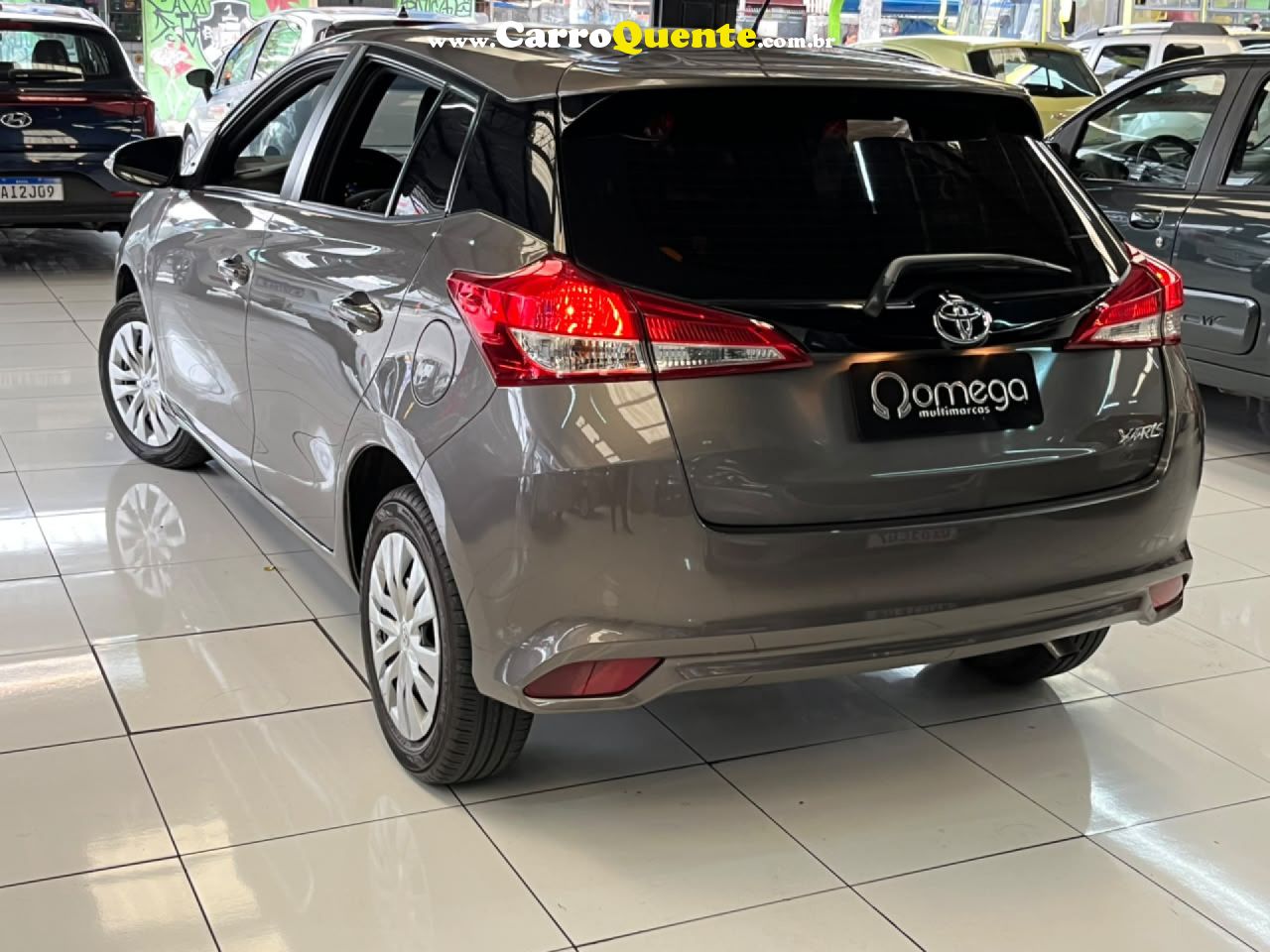 TOYOTA   YARIS XL LIVE 1.3 FLEX 16V 5P AUT.   CINZA 2021 1.3 FLEX - Loja