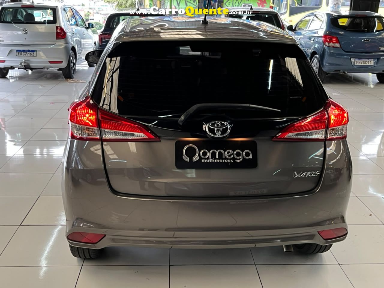 TOYOTA   YARIS XL LIVE 1.3 FLEX 16V 5P AUT.   CINZA 2021 1.3 FLEX - Loja