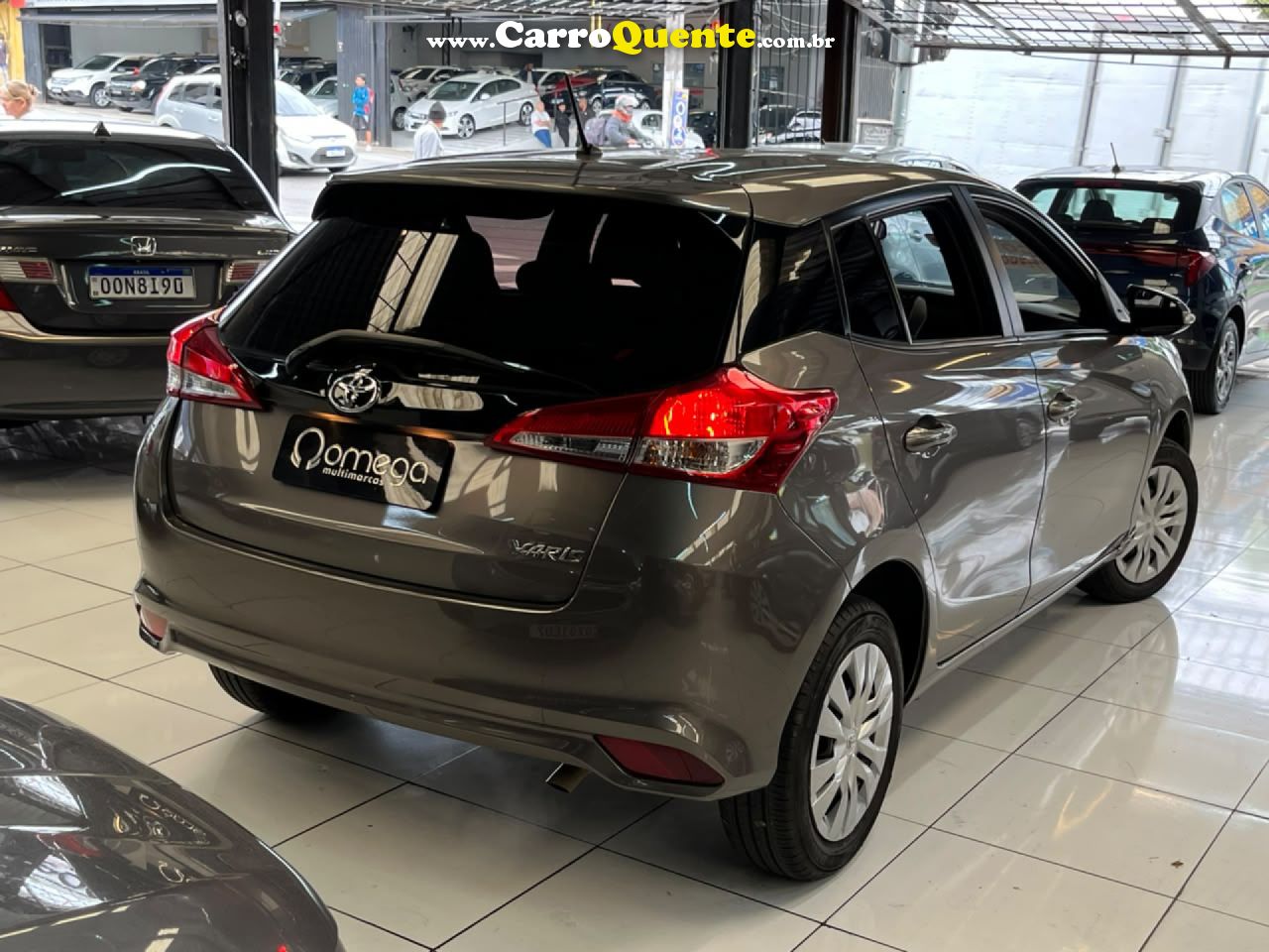TOYOTA   YARIS XL LIVE 1.3 FLEX 16V 5P AUT.   CINZA 2021 1.3 FLEX - Loja