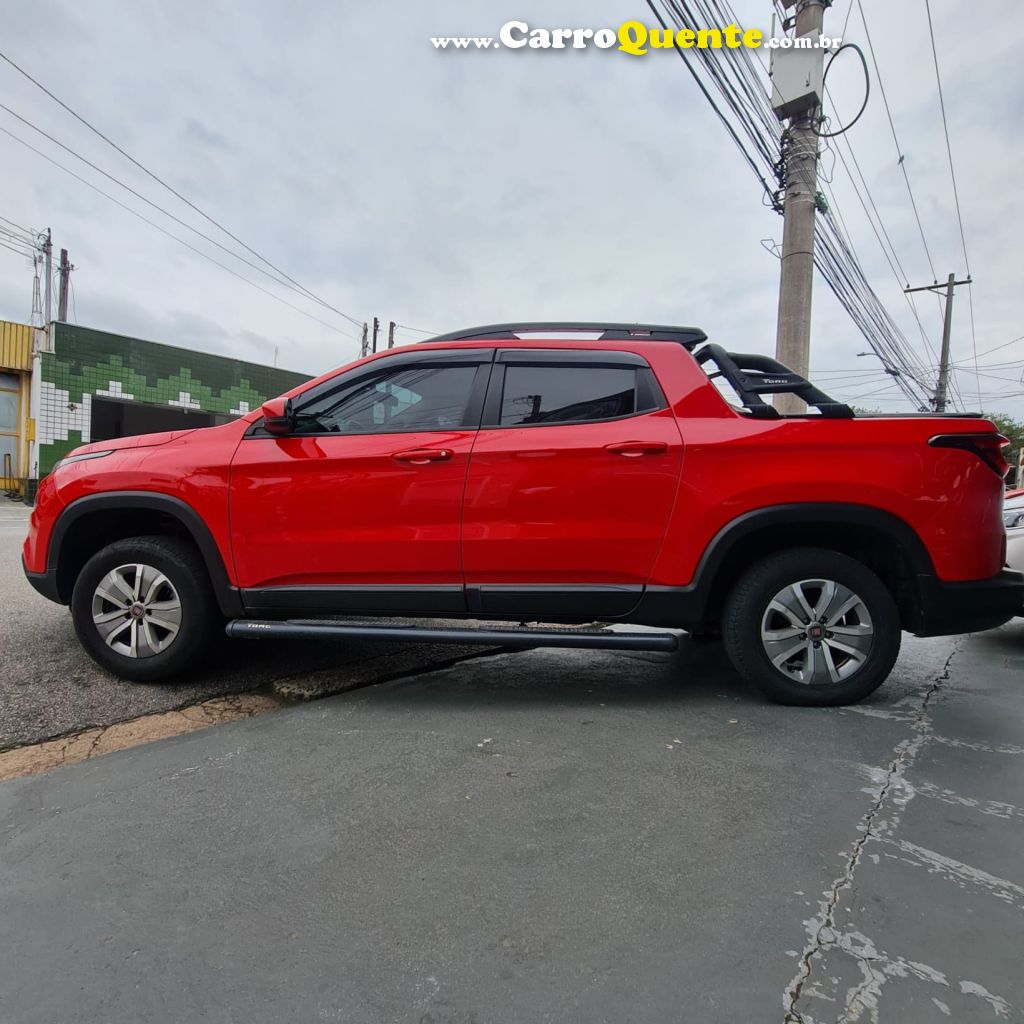 FIAT   TORO FREEDOM 1.8 16V FLEX AUT.   VERMELHO 2019 1.8 FLEX - Loja