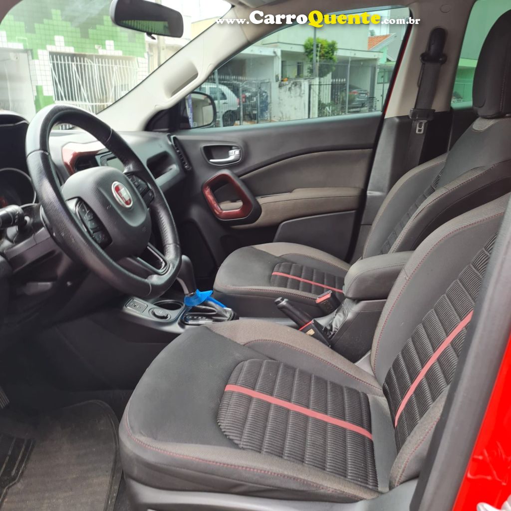 FIAT   TORO FREEDOM 1.8 16V FLEX AUT.   VERMELHO 2019 1.8 FLEX - Loja