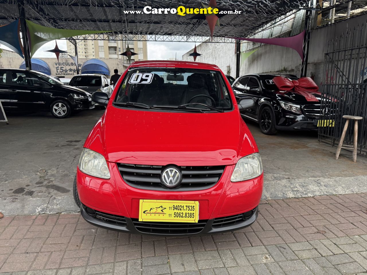 VOLKSWAGEN   FOX CITY 1.0 MI 1.0MI TOTAL FLEX 8V 5P   VERMELHO 2009 1.0 FLEX - Loja
