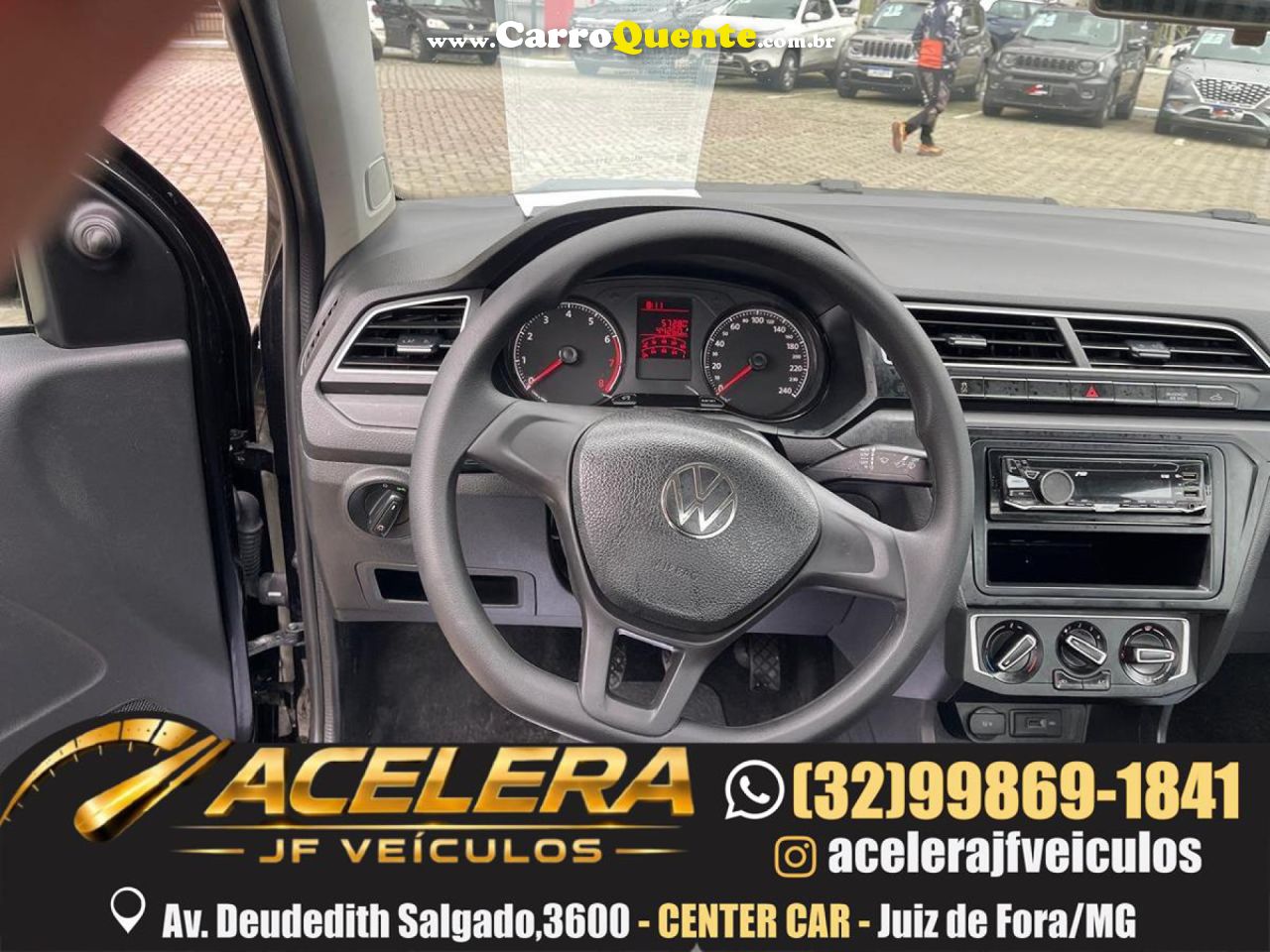 VOLKSWAGEN   SAVEIRO ROBUST 1.6 TOTAL FLEX 16V    PRETO 2024 1.6 FLEX - Loja