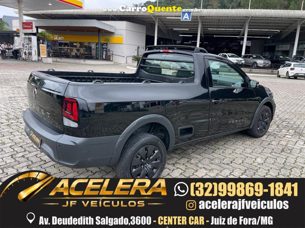 VOLKSWAGEN   SAVEIRO ROBUST 1.6 TOTAL FLEX 16V    PRETO 2024 1.6 FLEX - Loja