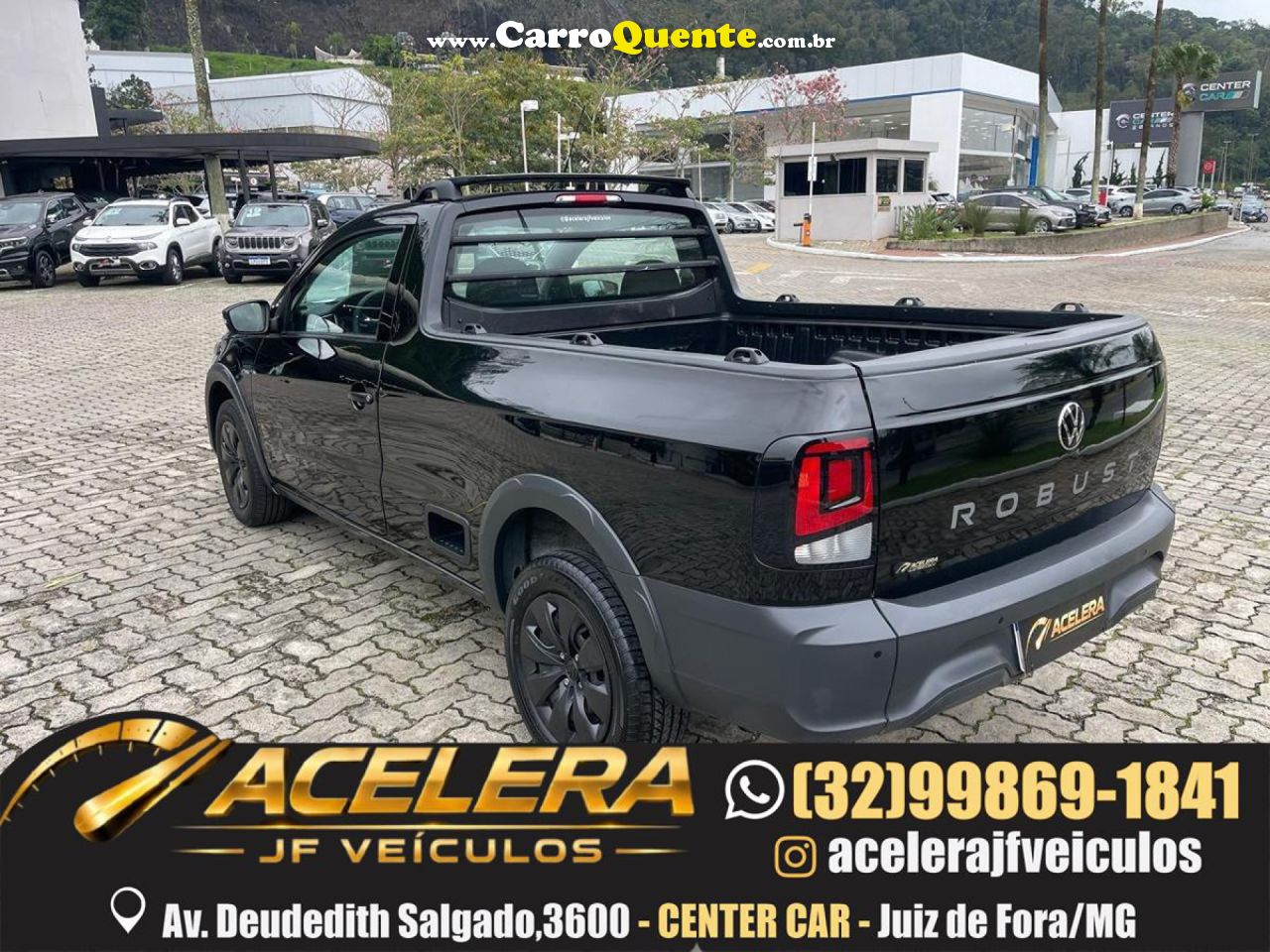 VOLKSWAGEN   SAVEIRO ROBUST 1.6 TOTAL FLEX 16V    PRETO 2024 1.6 FLEX - Loja