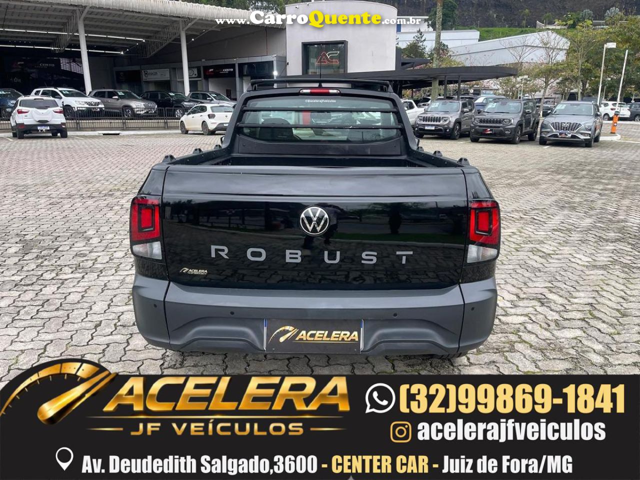 VOLKSWAGEN   SAVEIRO ROBUST 1.6 TOTAL FLEX 16V    PRETO 2024 1.6 FLEX - Loja