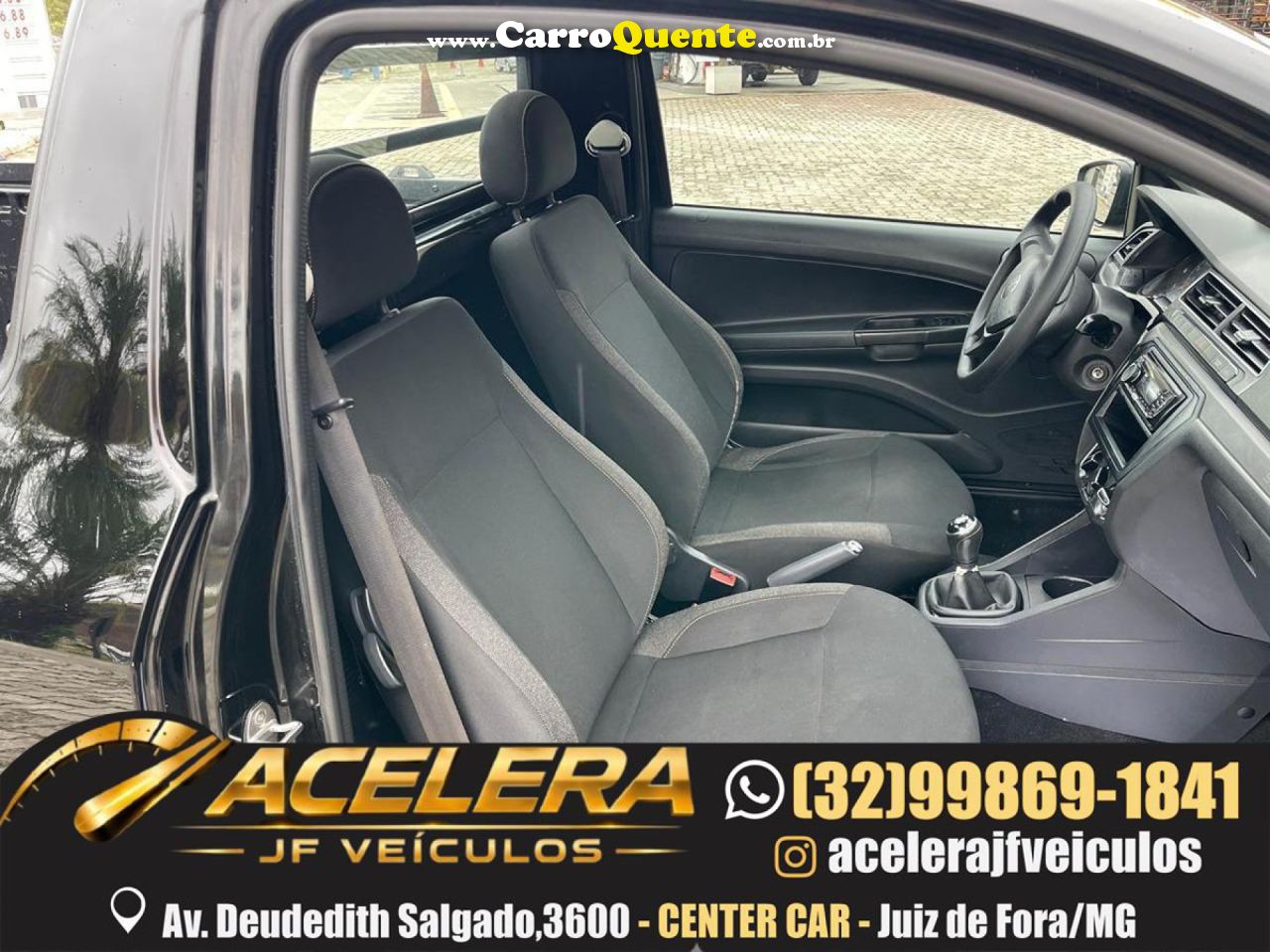 VOLKSWAGEN   SAVEIRO ROBUST 1.6 TOTAL FLEX 16V    PRETO 2024 1.6 FLEX - Loja