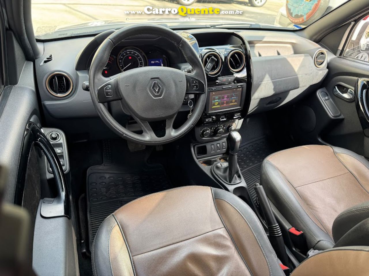RENAULT   DUSTER DYNAMIQUE 2.0 FLEX 16V AUT.   PRATA 2017 2.0 FLEX - Loja