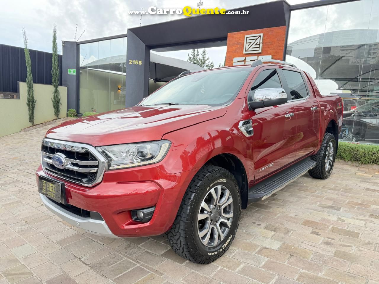 FORD   RANGER LIMITED 3.2 4X4 CD DIESEL AUT.   VERMELHO 2022 3.2 DIESEL - Loja