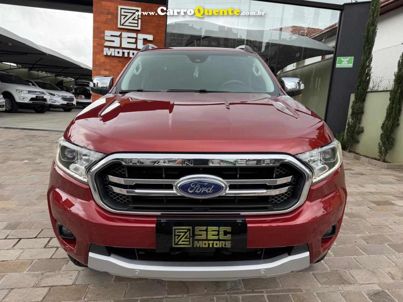 FORD   RANGER LIMITED 3.2 4X4 CD DIESEL AUT.   VERMELHO 2022 3.2 DIESEL - Loja