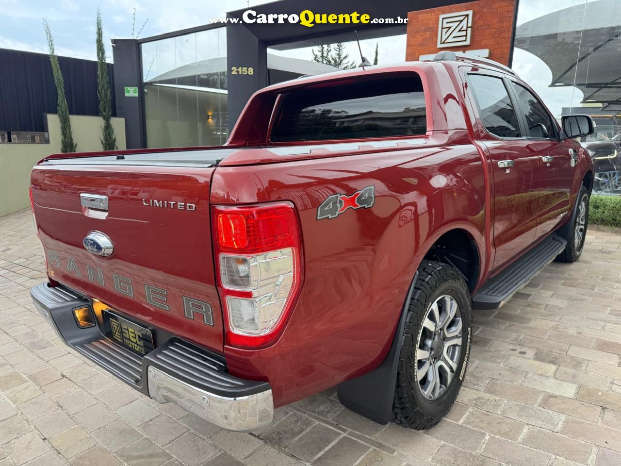 FORD   RANGER LIMITED 3.2 4X4 CD DIESEL AUT.   VERMELHO 2022 3.2 DIESEL - Loja