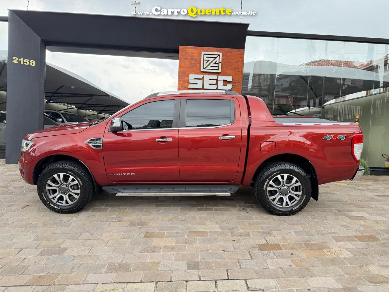 FORD   RANGER LIMITED 3.2 4X4 CD DIESEL AUT.   VERMELHO 2022 3.2 DIESEL - Loja